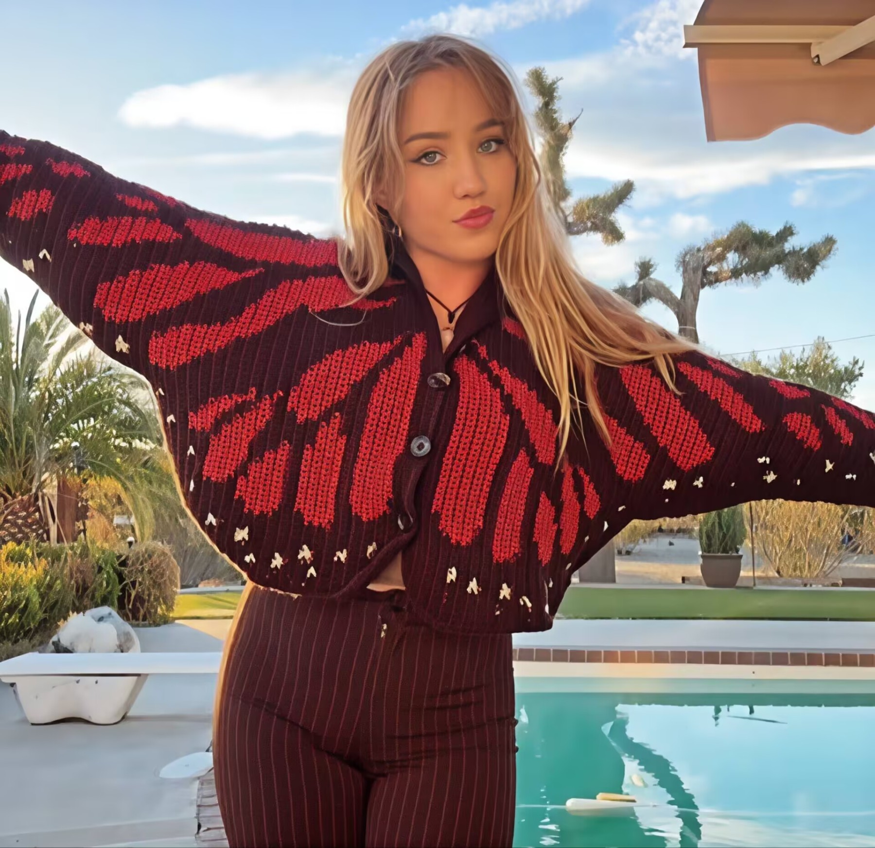 Butterfly Wings Knit Cardigan