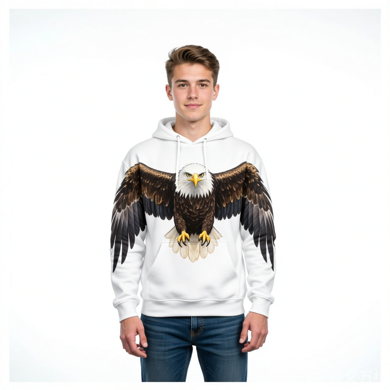 Bald Eagle Hooded Sweatshirt