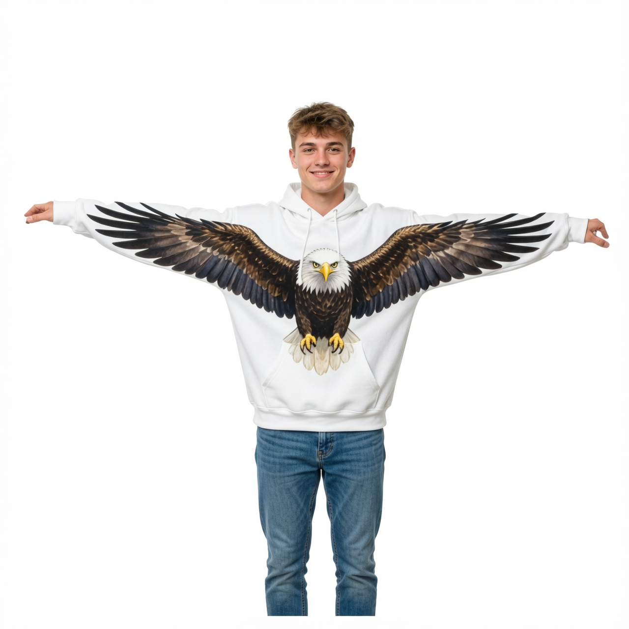 Bald Eagle Hooded Sweatshirt