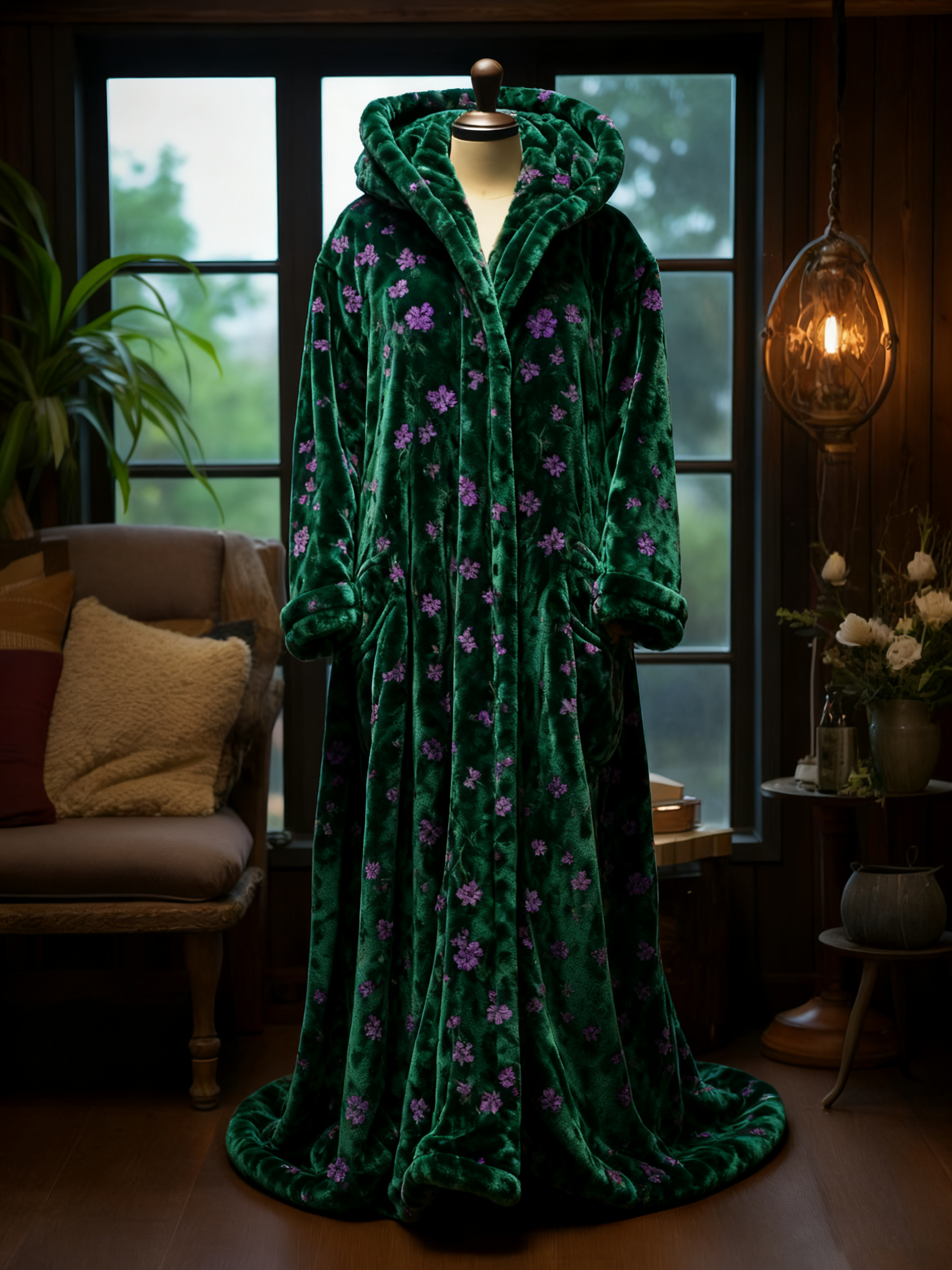 Women's Comfortable Art Printed Robe