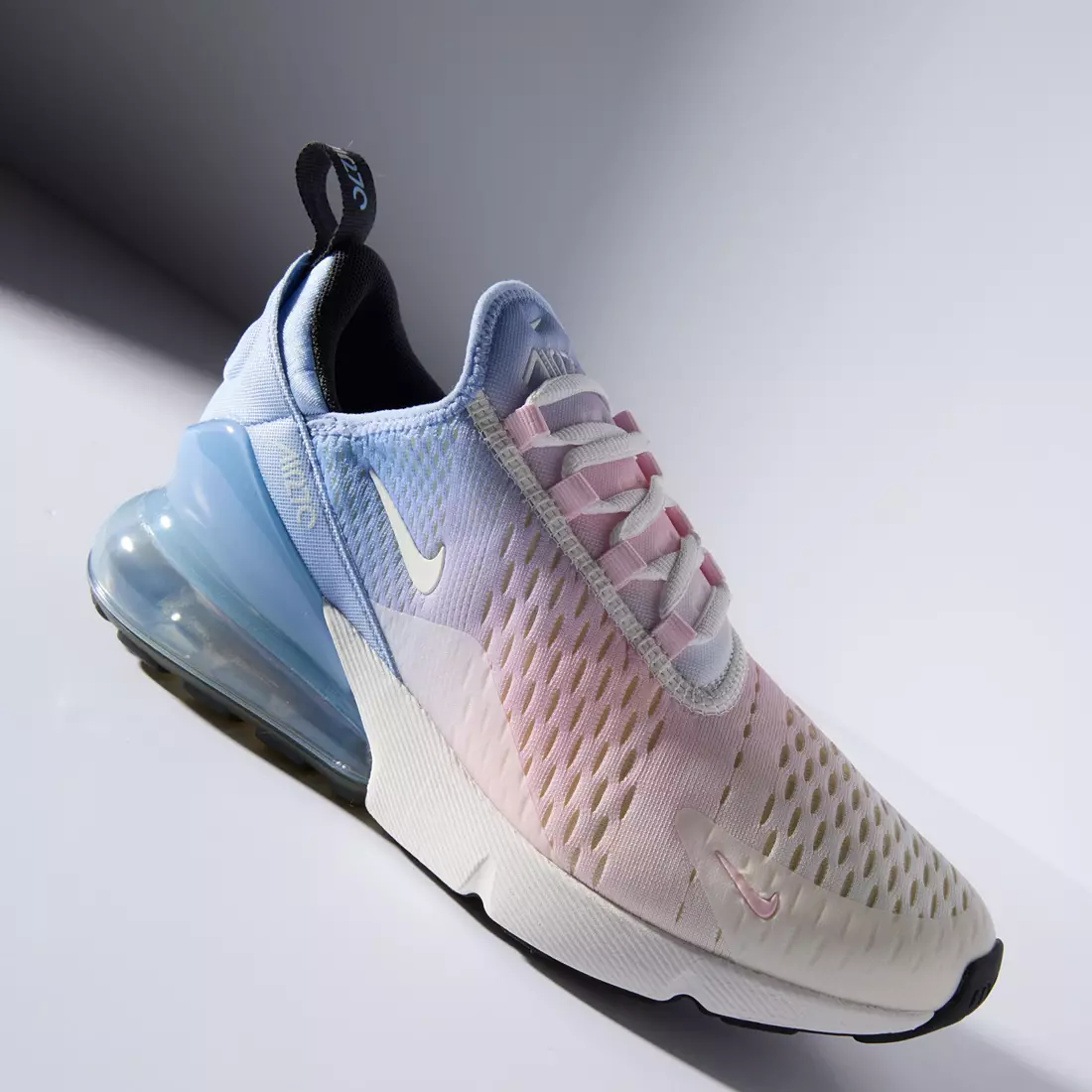 Nittgke Women's Air Max 270 Shoes Light Pink/Purple/White