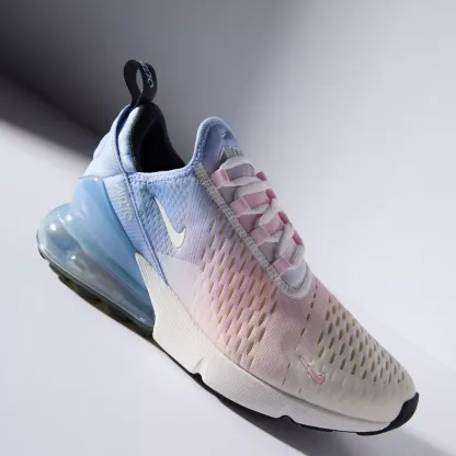 Nittgke Women's Air Max 270 Shoes Light Pink/Purple/White