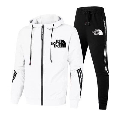  TNF®-THE NORTHETH FACE Fashion zip-up top hoodie + Trendy Sports Pants