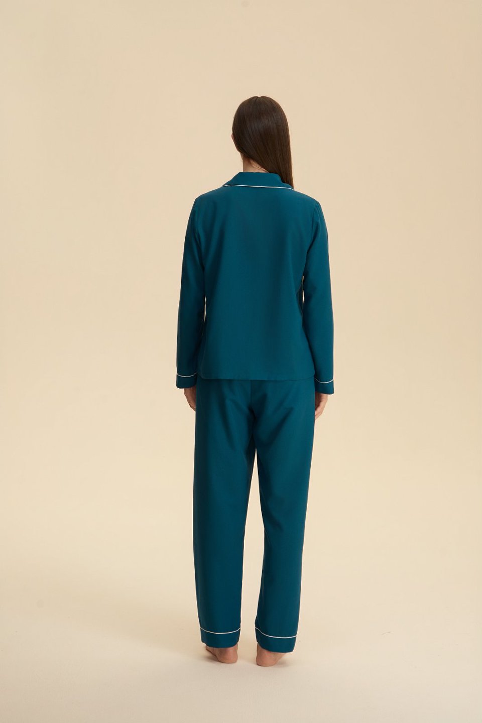 Women's Blue Cloud Cotton Pajama Set