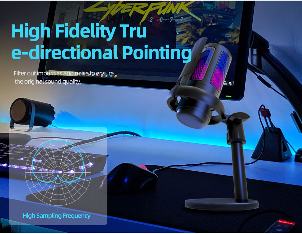 MICHENSEN USB Capacitive Headphone Amplifier Streaming Microphone