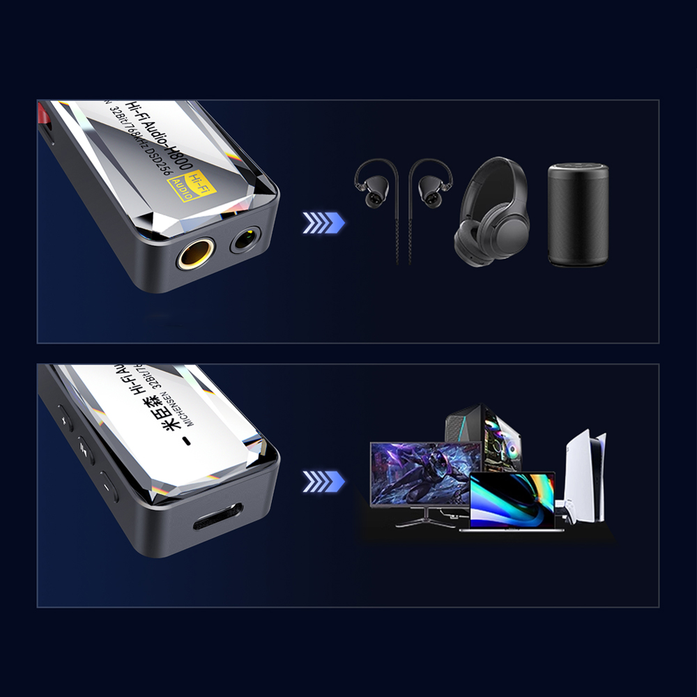 MICHENSEN H800 USB Hi-Fi Plug and Play Hi-res Audio with Dynamic Range Enhancement