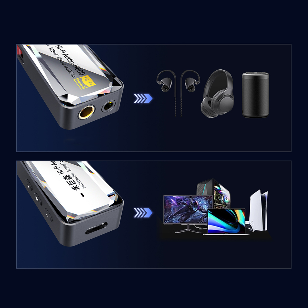 MICHENSEN H800 USB Hi-Fi Plug and Play Hi-res Audio with Dynamic Range Enhancement