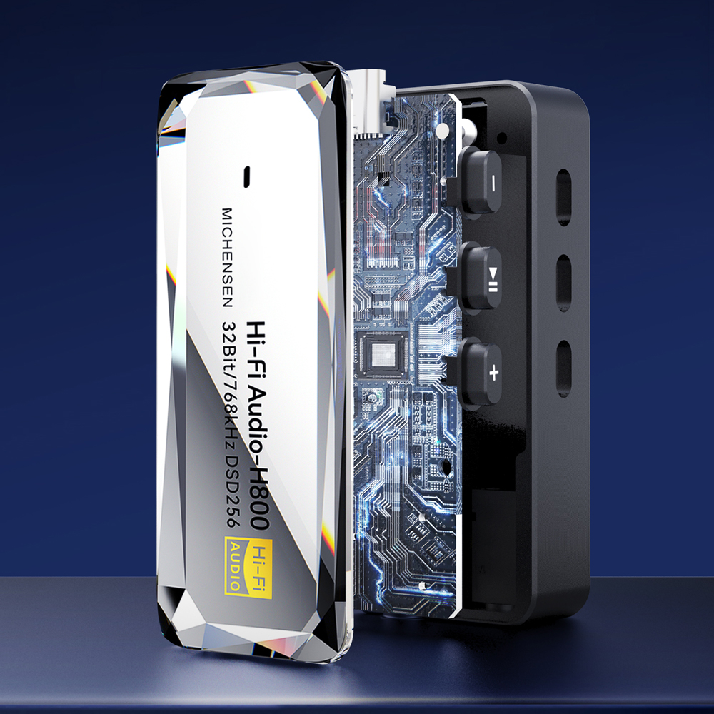 MICHENSEN H800 USB Hi-Fi Plug and Play Hi-res Audio with Dynamic Range Enhancement