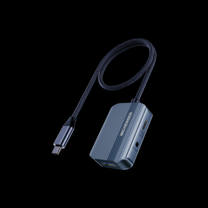 MICHENSEN K300 Series USB Audio Adapter Hub with PD Port