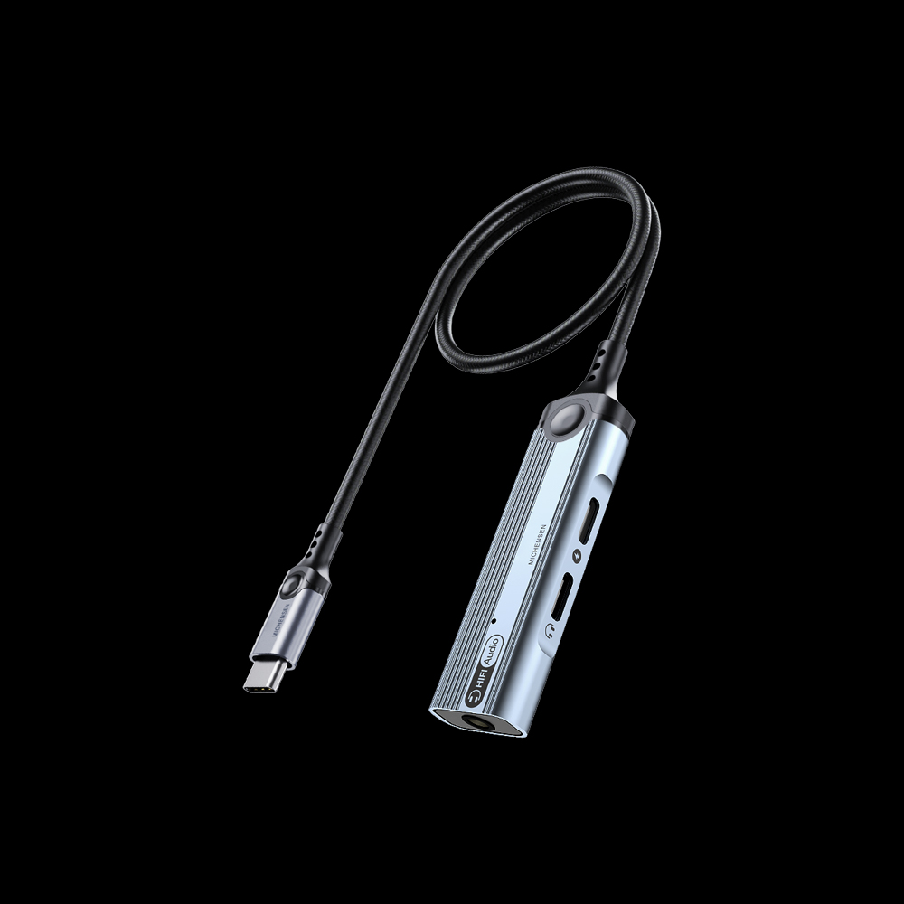 MICHENSEN K300 Series USB Audio Adapter Hub with PD Port