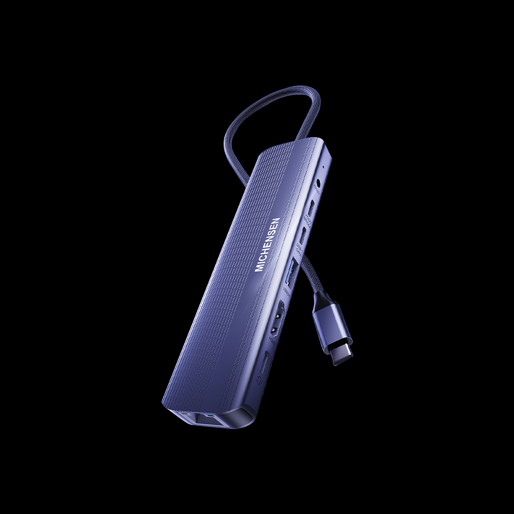 MICHENSEN 7-IN-1 Multifunctional Type-C Streaming Docking Station-MICHENSEN