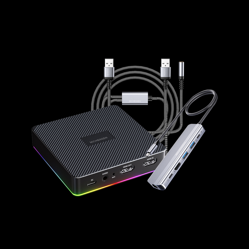 MICHENSEN Mobile Games Live Streaming Kits T800+K600+Y300 Pro