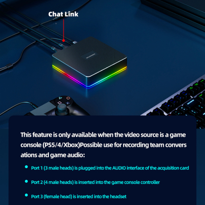 MICHENSEN T800 4K@60Hz HDR/VRR Gaming Capture Box