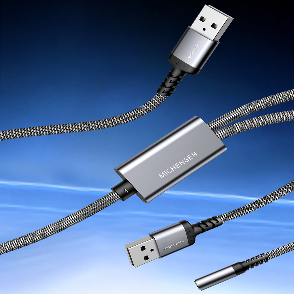 MICHENSEN USB Audio Monitor Record Cable