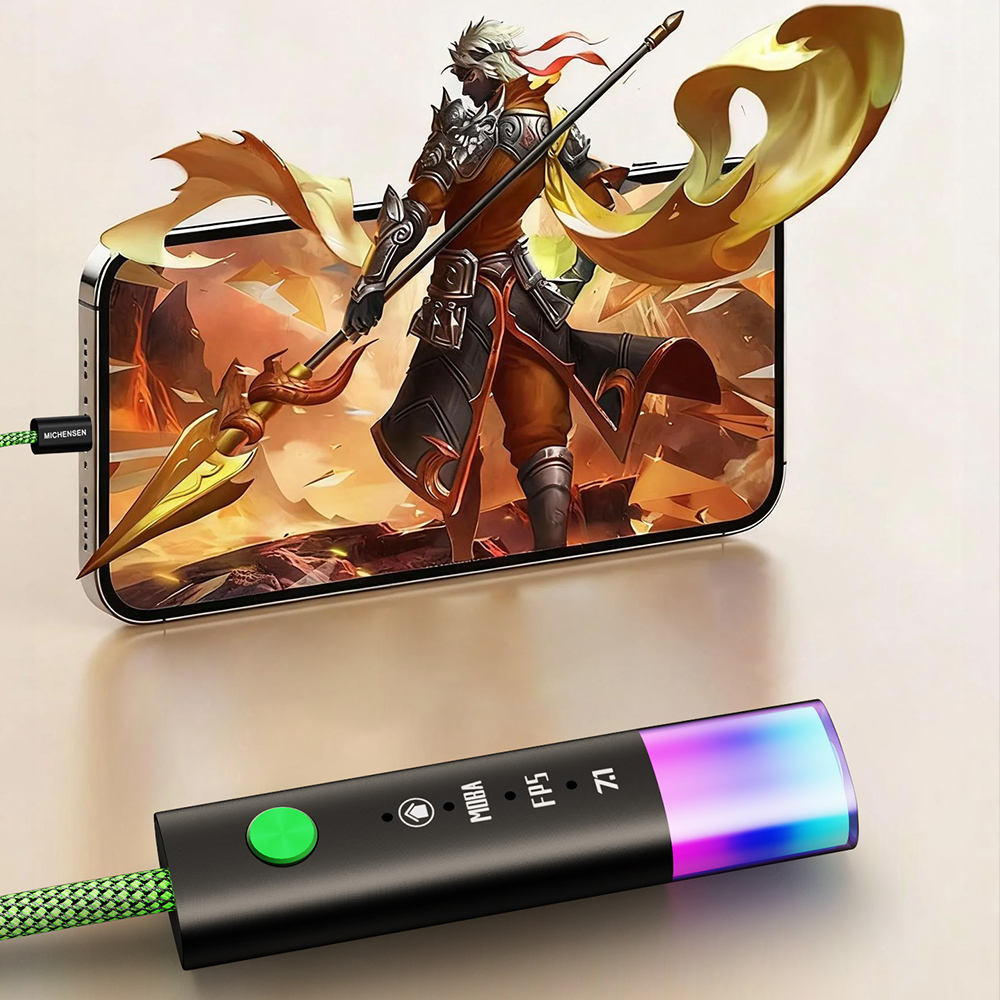 MICHENSEN H300 USB-C to 3.5mm 7.1 Audio with Dynamic Range Enhancement