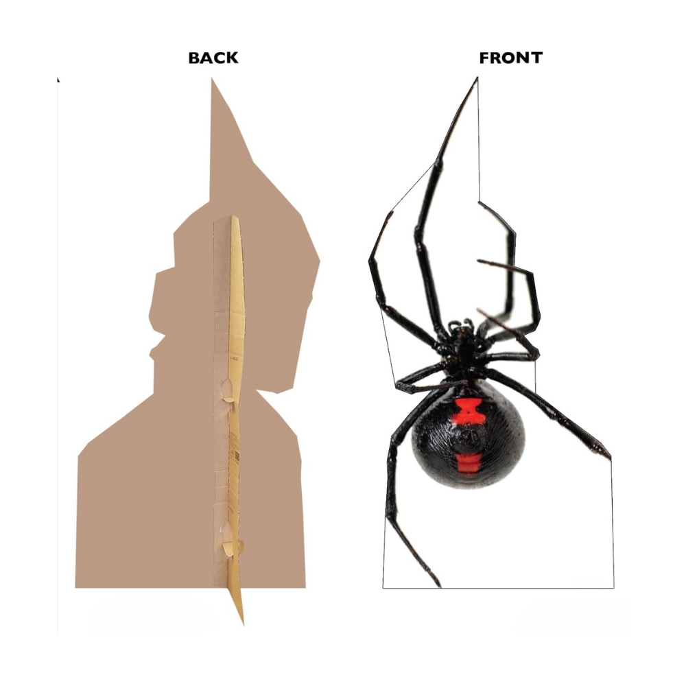 Giant Black Widow Spider Life-Size Cutout