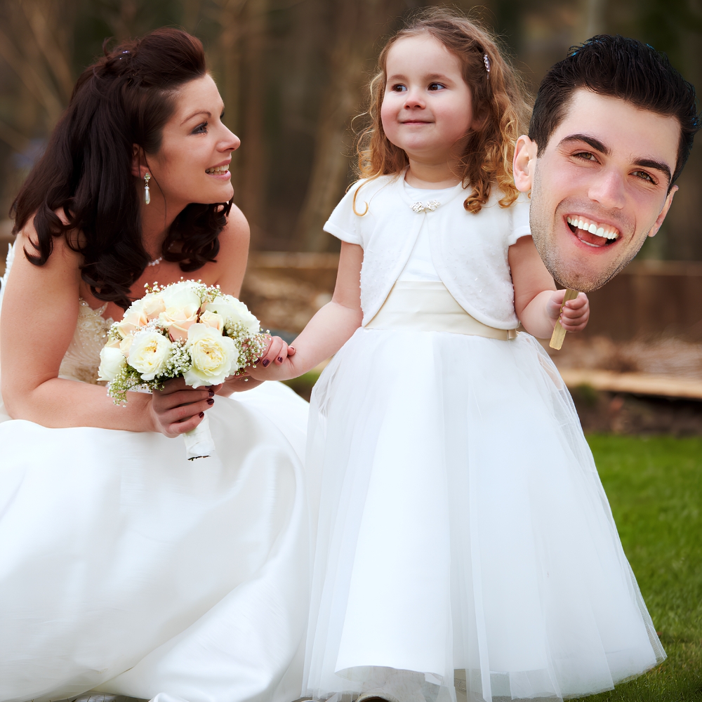 Custom Wedding Big Head Cutouts