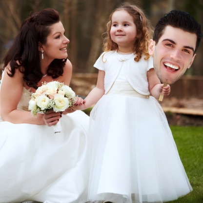 Custom Wedding Big Head Cutouts