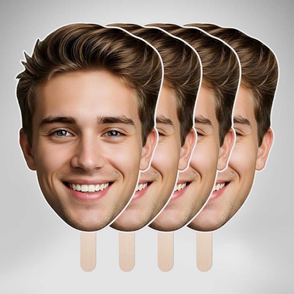 Custom Big Head Cutout on a Stick