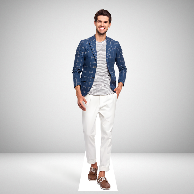 Custom Life-Size Cardboard Cutouts — full body stand-up standees for events