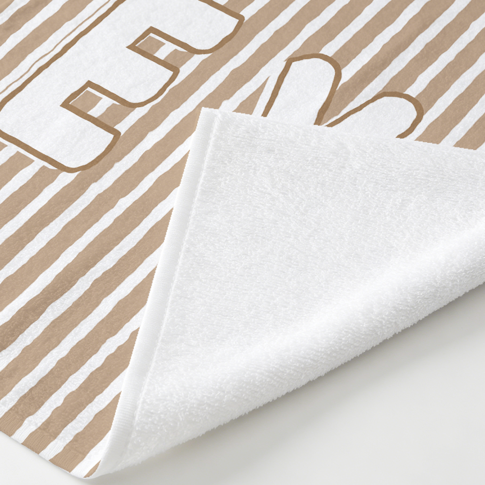 Personalized kids beach towel made with soft microfiber fabric for comfortable and absorbent use