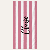 Personalized Stripe Name Beach Towel
