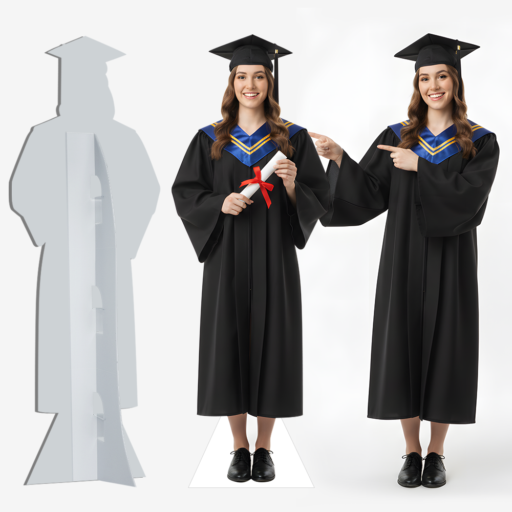 Custom Life-Size Cardboard Cutouts for Graduation