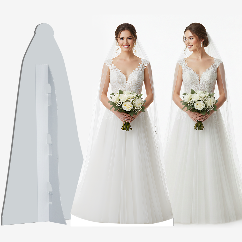 Custom Life-Size Cardboard Cutouts for Weddings