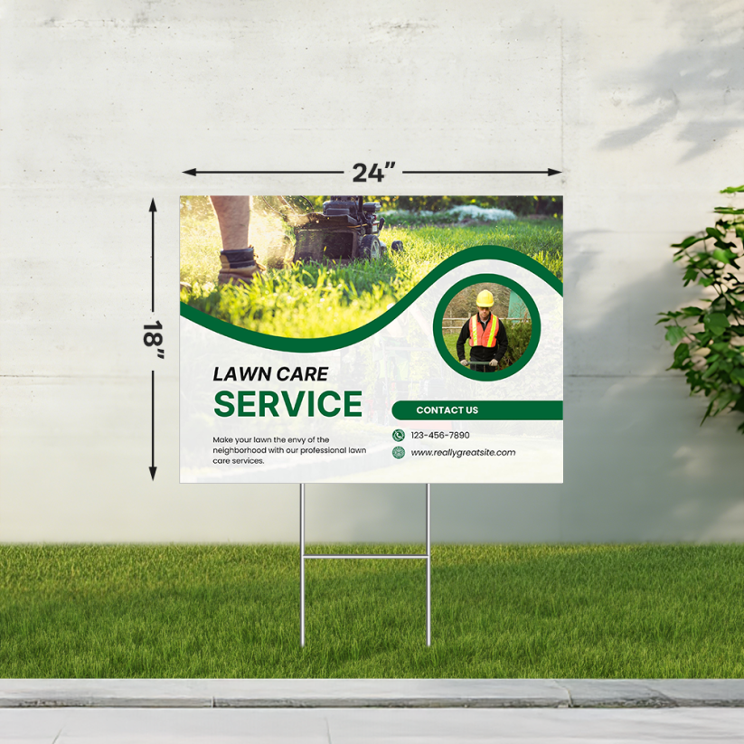 Custom Yard Signs — personalized outdoor celebration lawn signs