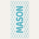 Personalized Kids Beach Towel – Little Fins