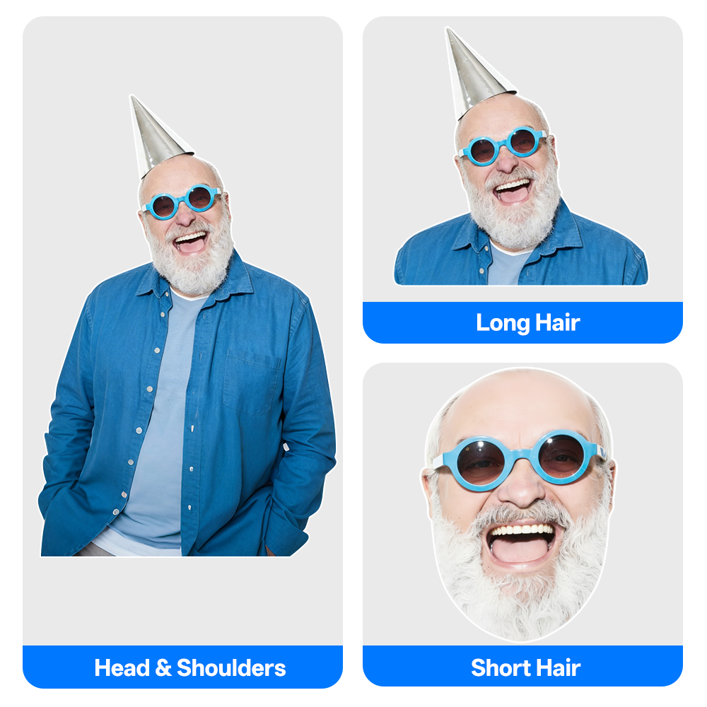 Custom Birthday Big Head Cutouts