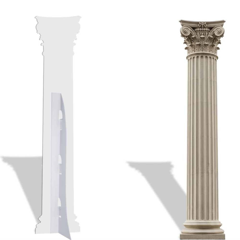 Roman Column Cardboard Cutout