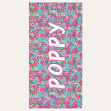 Personalized Kids Beach Towel – Petal Parade