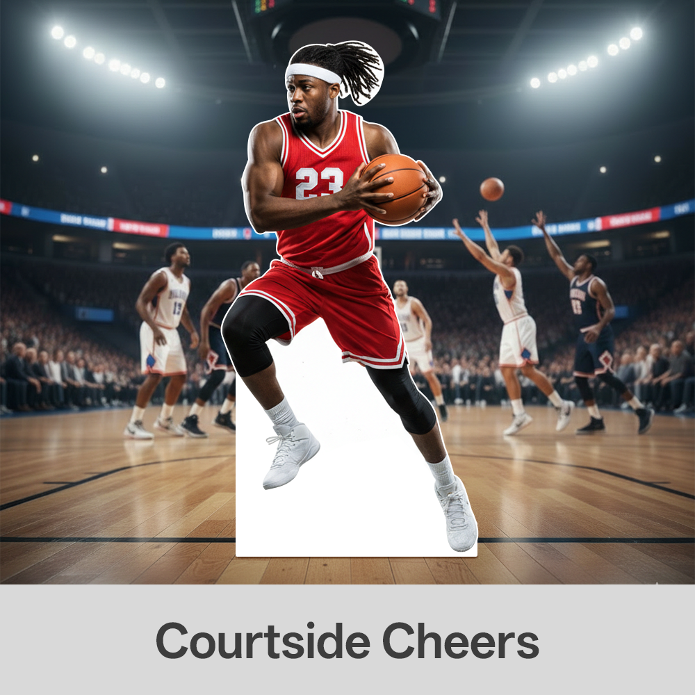 Custom Life-Size Cardboard Cutouts for Sports Events
