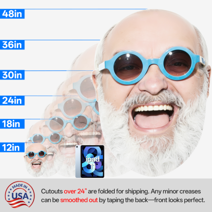 Custom Birthday Big Head Cutouts