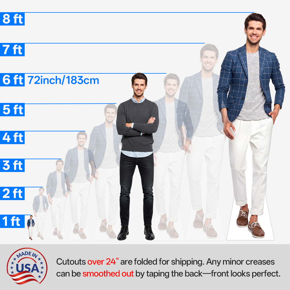 Custom Life-Size Cardboard Cutouts