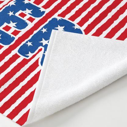 Personalized kids beach towel made with soft microfiber fabric for comfortable and absorbent use