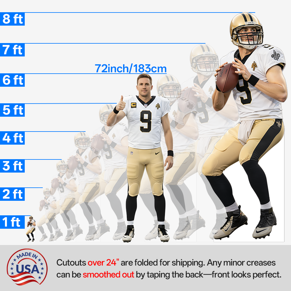 Custom Life-Size Cardboard Cutouts for Sports Events