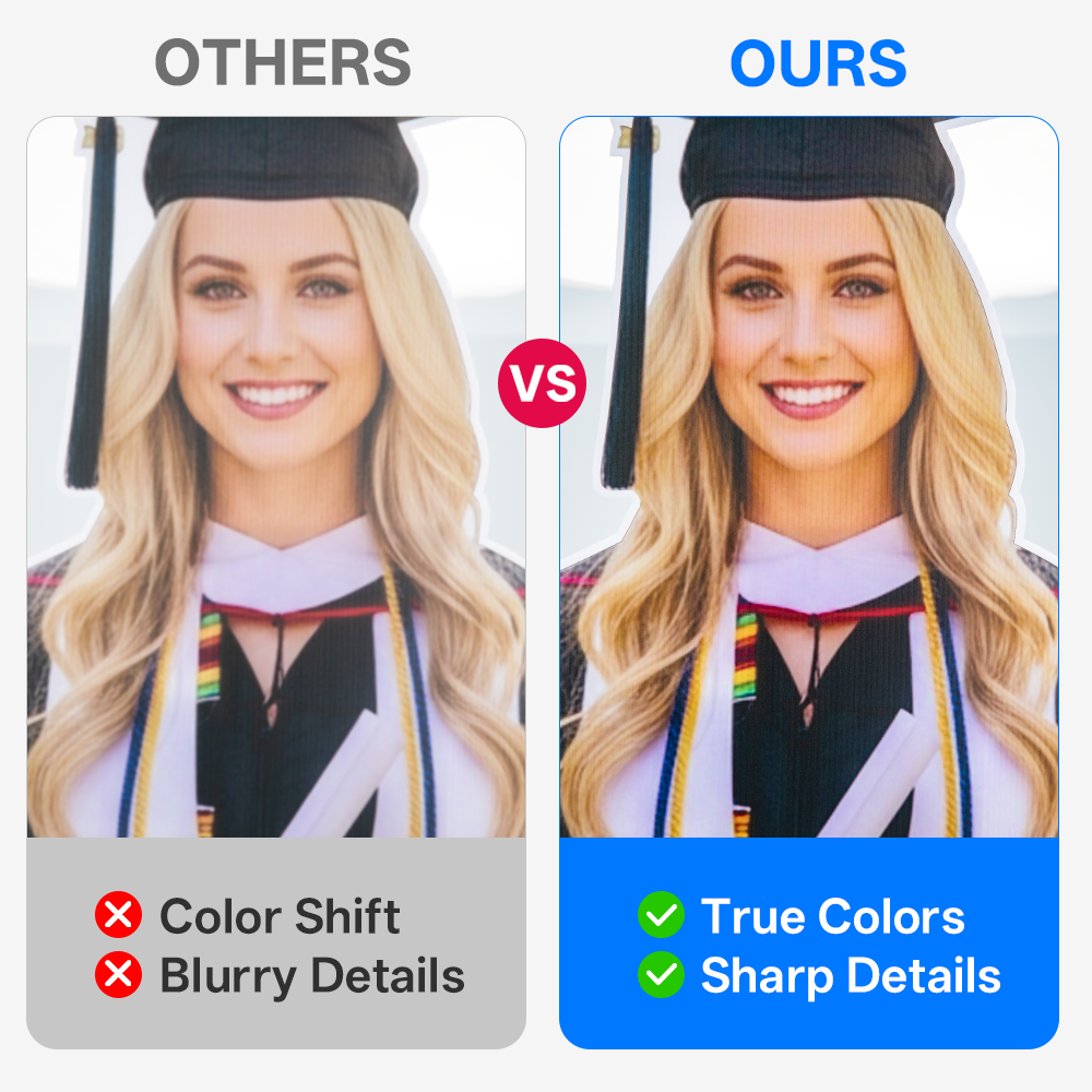 Custom Life-Size Cardboard Cutouts for Weddings