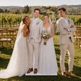 Custom Life-Size Cardboard Cutouts for Weddings