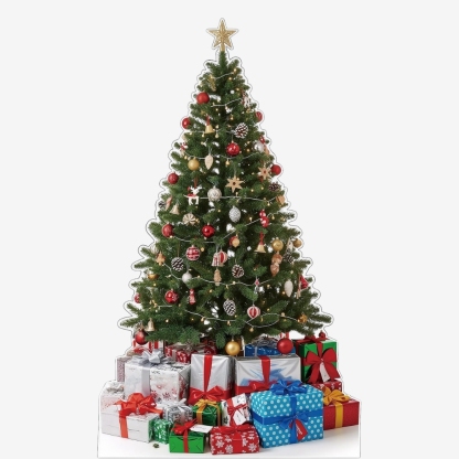 Christmas Tree Life-Size Cardboard Cutouts