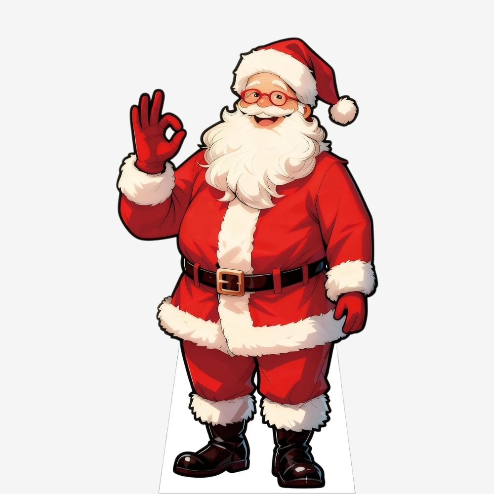Santa Claus Christmas Life-Size Cardboard Cutouts