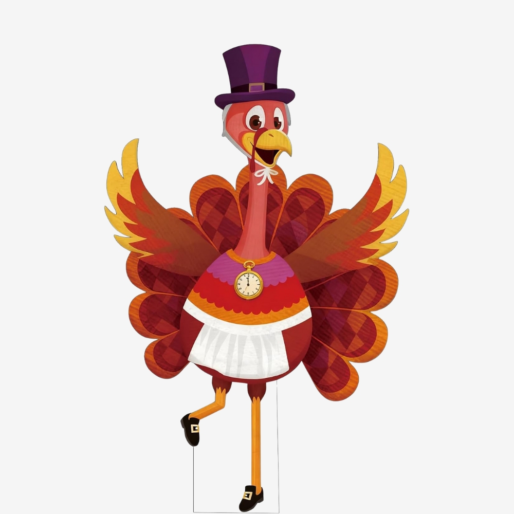 Thanksgiving Turkey Cardboard Cutouts