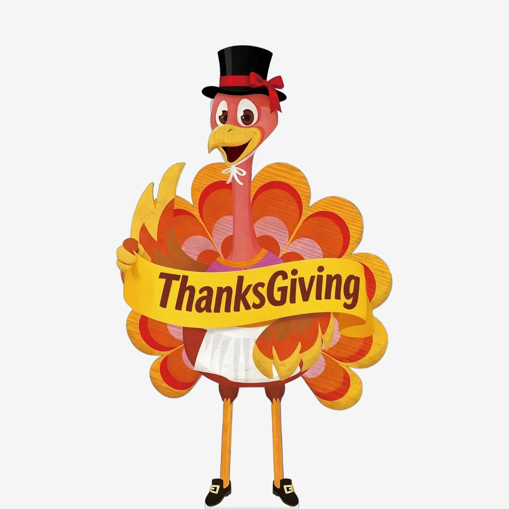 Thanksgiving Turkey Cardboard Cutouts