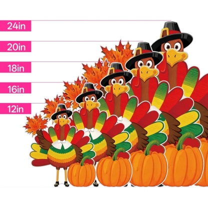 Thanksgiving Turkey Yard Signs