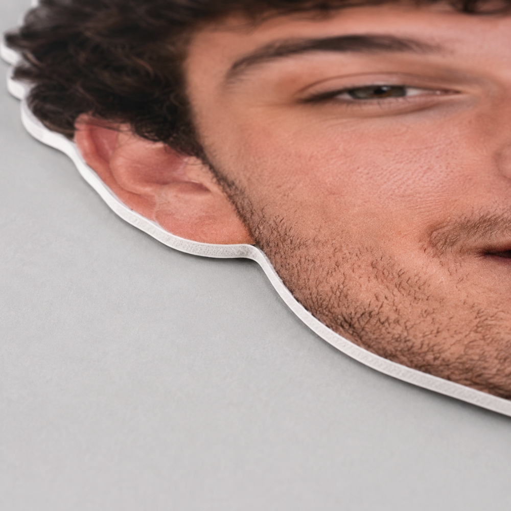 3/16 inch white foamcore material for custom graduation big head cutout with smooth photo printed surface