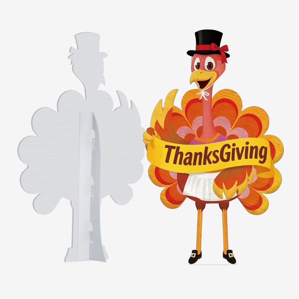 Thanksgiving Turkey Cardboard Cutouts