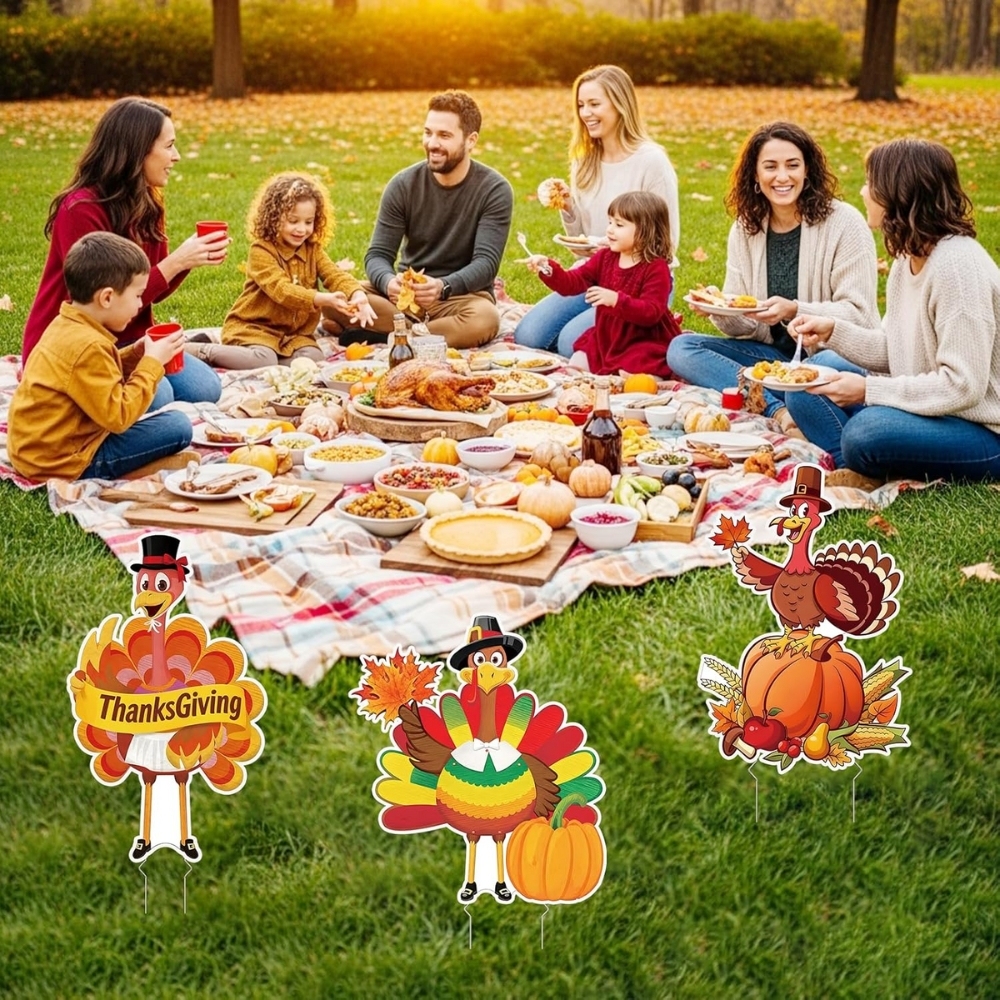 Thanksgiving Turkey Yard Signs