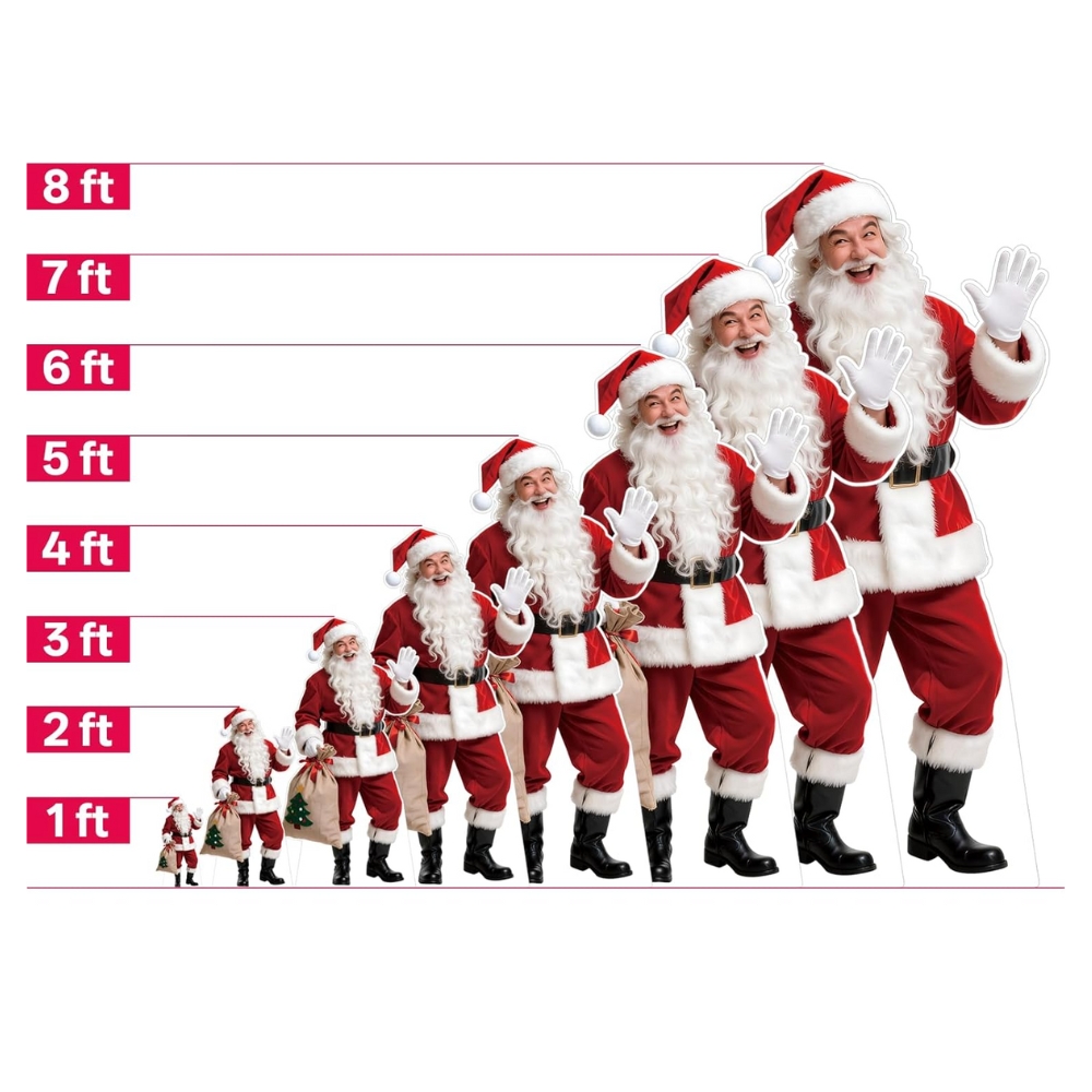 Santa Claus Christmas Life-Size Cardboard Cutouts