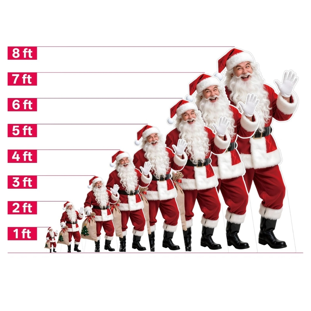 Santa Claus Christmas Life-Size Cardboard Cutouts